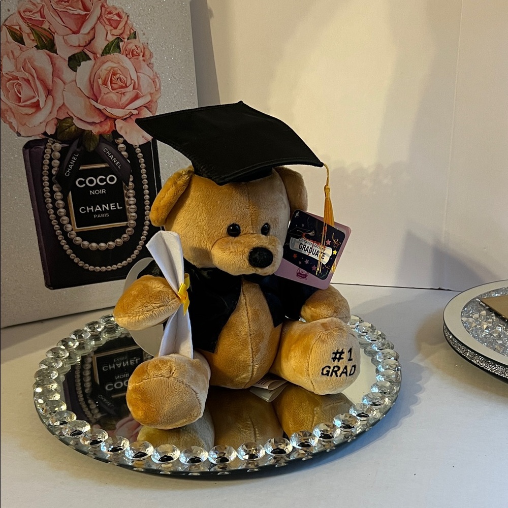 NWT Graduation Teddy Bear with Cap and Diploma